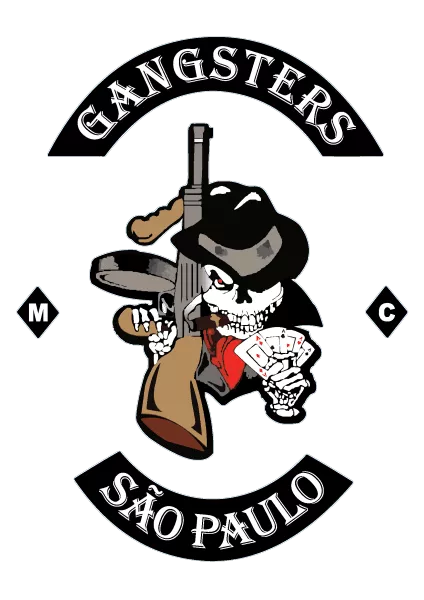 Logotipo Gangsters Moto Clube